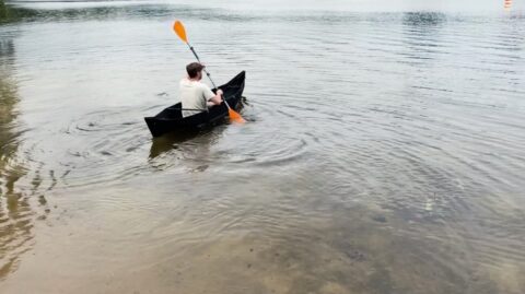 ‘Origami kajak’ in enkele minuten ingeklapt