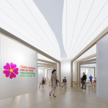 Italiaanse vaccinatiepaviljoens