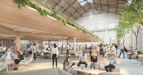 Foster + Partners transformeert verouderd gebouw in duurzaam kantoor