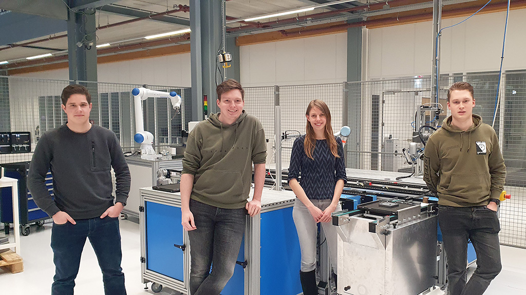 Fonys studententeam Mechatronica in de prijzen bij MIT met oplossing voor coronaproof hotel