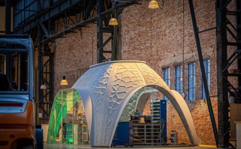 Slimme, flexibele ge-3D-printe werkplek