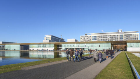 High Tech Campus in Eindhoven test bezorging met drones