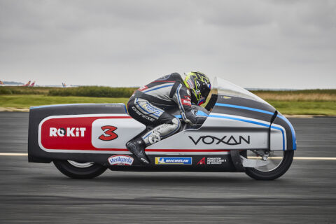 Voxan en Max Biaggi doen nieuwe recordpogingen met elektrische motorfiets Wattman