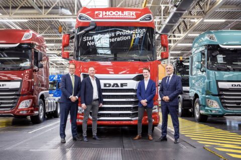 Start serieproductie nieuwe generatie DAF