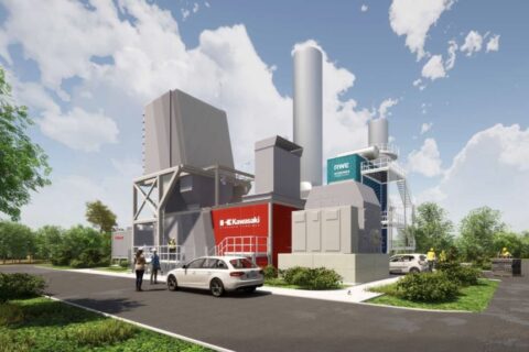 RWE en Kawasaki bouwen gasturbine die 100% op waterstof kan draaien