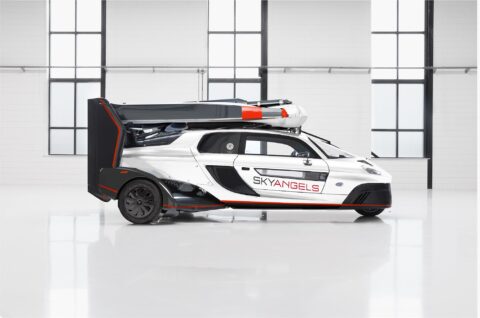 Vliegende auto PAL-V zal worden toegevoegd aan noodvloot SkyAngels Air Ambulance