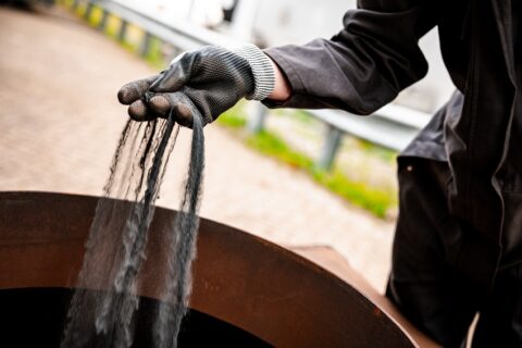 Verwarming van huizen via ijzerpoeder