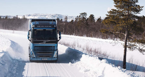 Volvo Trucks test waterstof-elektrischevrachtwagens op de openbare weg