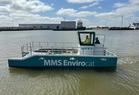 Envirocat 8.5 verwijdert op een schone manier plastic afval uit rivieren