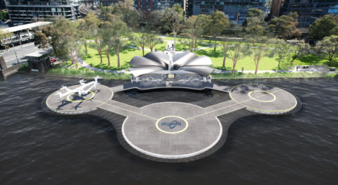Futuristisch eVTOL voor Melbourne