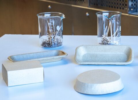 Duurzame verpakking van moerasplanten