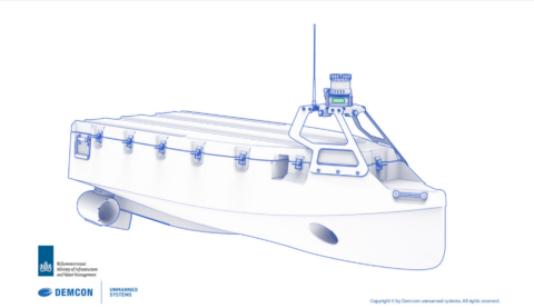 Demcon bouwt onbemand vaartuig voor Rijkswaterstaat