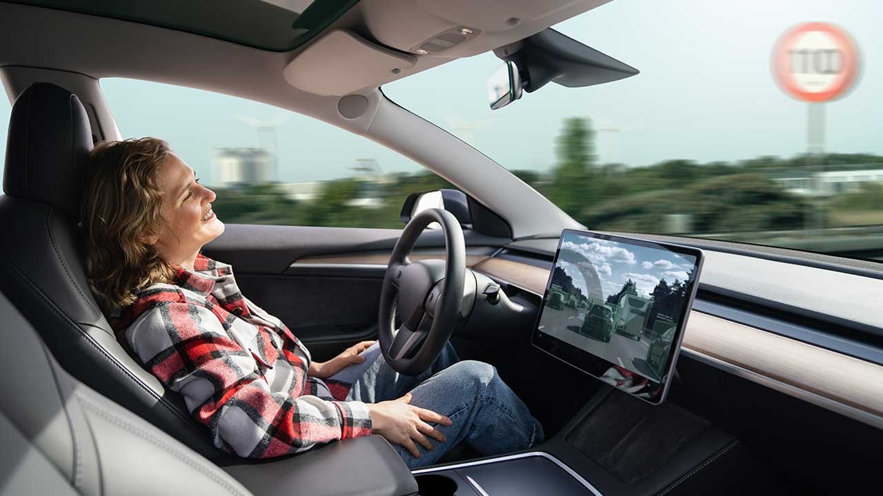 Een zelfrijdende auto (beeld: Shutterstock)