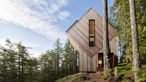 Zelfvoorzienende geometrische cabine