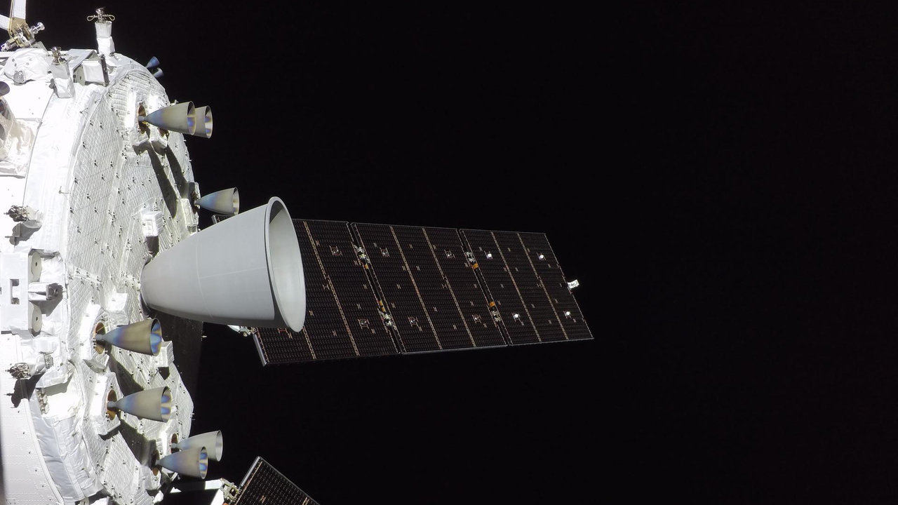 De Orion-capsule van de Artemis II-missie (beeld: NASA)